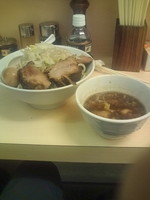 「豚骨魚介つけ麺」@自家製ラーメン 大者の写真