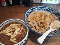 「【6月限定】浅くて深いカレーつけ麺（大）　780円」@ラーメンアキラの写真