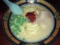 「天然とんこつらーめん」@一蘭 池袋店の写真