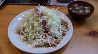 「焼メン・大盛（＋スープ）」@大正麺業の写真