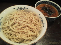 「辛つけ麺（大盛り）」@麺家 かもん 連雀町店の写真