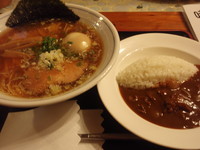 「中華そば(680円)ハヤシライス(300円)味玉(クーポン)」@麺や食堂 本店の写真