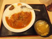 「トマトカレー350円」@松屋 上野店の写真