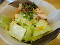 「【季節限定】冷やし担々まぜそば・中盛」@常勝軒 前橋総本店の写真