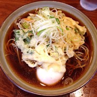 「天玉そば（￥410）」@そば処 かめや 神田東口店の写真