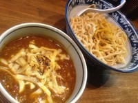 「【6月限定】浅くて深いカレーつけ麺（大）　780円」@ラーメンアキラの写真