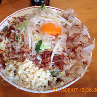 「辛麺小で、汁なし」@豚星。の写真