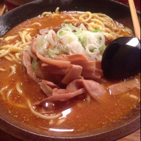 「味噌ラーメン+大盛り+野菜+ご飯」@つけ麺屋 やすべえ 水道橋店の写真
