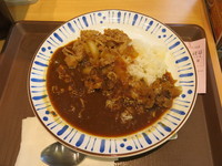 「牛あいがけカレー（並盛）：450円」@すき家 港南二丁目店の写真