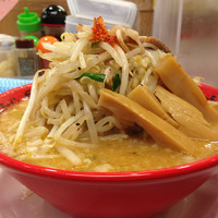 「野郎味噌ラーメン＋焼き野菜増し【750円】」@野郎ラーメン 綱島店の写真