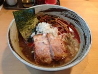 「冷やし辛煮干し中華そば（醤油）」@麺味庵 和（NAGOMI）の写真