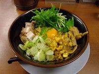 「まぜそば」@横浜家系ラーメン 松田家 上福岡店の写真