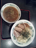 「和風つけ麺」@日高屋 大宮DOM店の写真