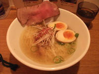 「和牛蕎麦味玉入（塩）」@東京ましこ亭の写真