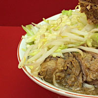 「小ダブル＋α」@ラーメン二郎 京急川崎店の写真