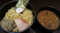 「【限定】イカ煮干しつけそば　白口鰯ペースト添え850円」@おおぜき中華そば店の写真