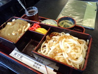 「カレー丼セット（冷やしうどん）900円」@田口屋の写真