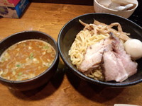 「濃厚つけそばエビ風味 ￥800+味玉（￥１００）」@はりけんラーメンの写真