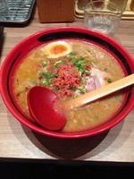 「えびしょうゆ　あじわい750円」@えびそば一幻 新千歳空港店の写真