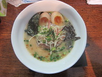 「旨塩とんこつ＋味玉」@麺処おかげさまの写真