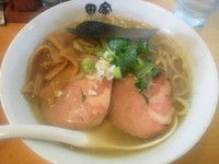 「煮干し塩そば（太麺200g）780円」@中華そば 田家 本店の写真