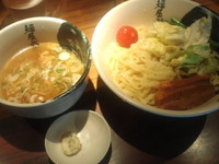 「塩つけ麺(柚子バター添え)」@麺屋武蔵 虎洞の写真