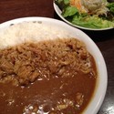 チキンにこみカレー(500g)￥830＋ﾎﾟﾃﾄｻﾗﾀﾞ