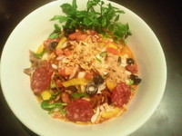 「ピザソバ…並800円」@ajito ismの写真