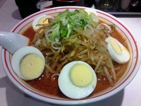 「味噌卵麺」@蒙古タンメン 中本 目黒店の写真