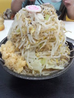 「角ふじ麺（野菜大盛り）」@満帆製麺所の写真