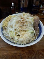 「小ラーメン（麺カタ・ニンニク・カラメ）＋生姜」@ラーメン二郎 新小金井街道店の写真