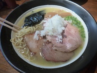 「【限定】鶏白湯蛤（750円）+肉１枚（100円）」@喜元門 本店の写真