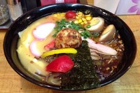 「お餅でフォンデュ熊本ラーメンだぁ～(700円)」@肥後っ子 大石家の写真