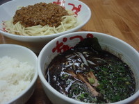 「カレーつけ麺(900円)大盛(100円)半めし(100円)」@なんつッ亭 弐 品川店の写真