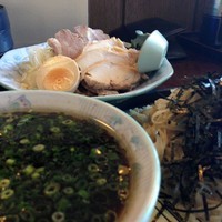 「正油つけ麺　こってり　具付　840円」@青竹手打ちラーメン 桐生宿の写真