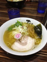 「煮干し塩ラーメン」@ラーメン人生 JET 福島本店の写真