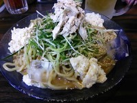 「【限定】宮崎冷汁風　冷やし750円＋生ビール2本」@丸め～背脂煮干～の写真