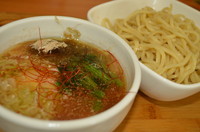 「梅塩つけ麺　750円」@麺や 蒼空の写真
