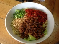 「汁なし坦々（大）」@自家製麺 てんかの写真