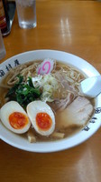 「ラーメン　煮玉子　穂先メンマ」@田村屋の写真