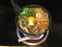 「肉玉そば＋ごはん無料」@肉玉蕎麦 おとど 北松戸総本山の写真