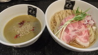 「濃縮ムール貝の冷や塩つけ麺（900円）」@中野汁場 進化の写真