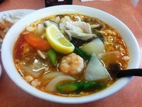 「トムヤムタンタンメン（季節限定）」@中華 タンタンメン 隆翔の写真