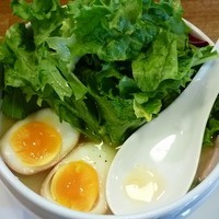 「鶏白湯塩らーめん（味玉トッピング）」@麺屋時茂の写真