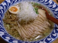 「鶏たっぷりの鶏塩めん」@武藤製麺所の写真