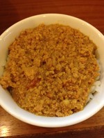 「キーマカレー(ランチサービス)¥100+ラーメン¥700」@ラーメン暁(^^)の写真