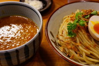 「トマトカレーつけ麺（夏限定）」@銀座 朧月の写真