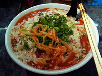 「とまとたんめん太麺 ￥800＋チーズ￥100」@きんか本舗の写真