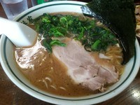 「Cセット(麺硬め+ほうれん草増し)」@横浜家の写真