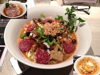 「創作まぜそば ピザソバ + 〆のリゾット仕立て ( +ロッソ」@ajito ismの写真